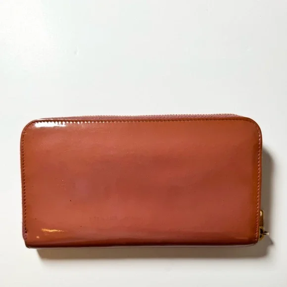 MIU MIU Wallet ribbon motif pink Patent Wallet - Picture 4 of 10